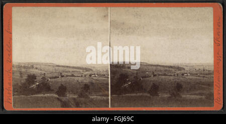 Mohawk Valley von Pavillion Piazza, Sharon Springs, New York, von Meske, Gilman & Rawson, ca. 1860 s-1870 s Stockfoto