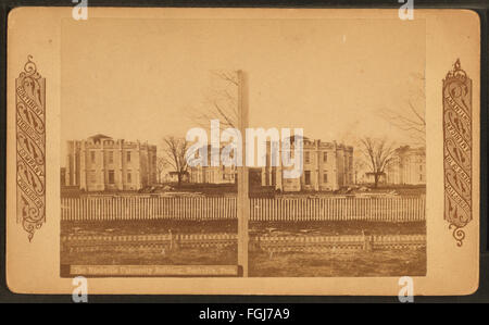 Nashville Universitätsgebäude, Nashville, Tenn, Kontinent stereoskopische Firma Stockfoto