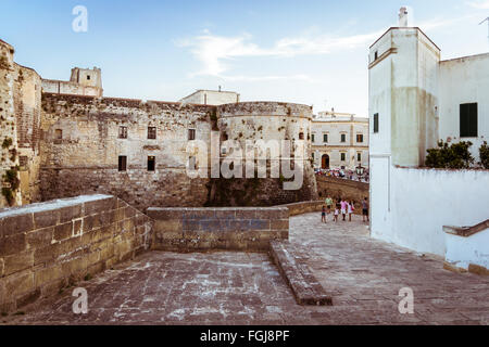 Aragonese Castle of Otranto. Puglia. Italien. Stockfoto