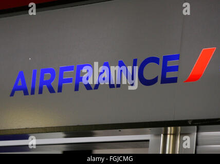 Markenname: "Air France", Berlin. Stockfoto