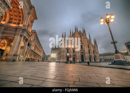 Mailand, Italien: Piazza del Duomo, Cathedral Square Stockfoto