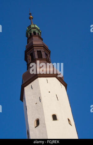 Achteckige Turm der Kirche der Heiligen Geistes Tallinn, Estland Stockfoto