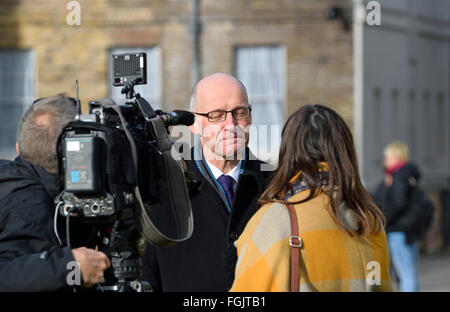 London 19. Februar John Swinney MSP (SNP) stellvertretende erste Minister von Schottland und Schrank-Sekretärin für Financein London für Gespräche w Stockfoto