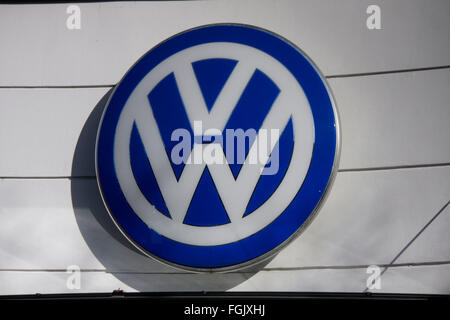 Markenname: "VW Volkswagen", Berlin. Stockfoto