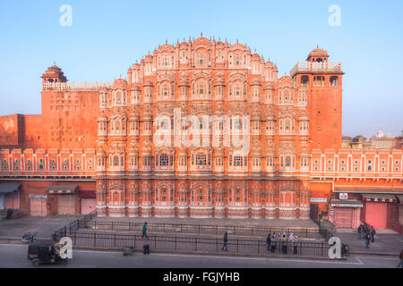 Hawa Mahal, Jaipur; Rajasthan; Indien Stockfoto