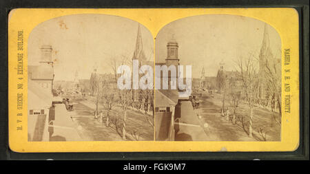 Main Street, Blick nach Norden, von M. V. B. Greene Stockfoto