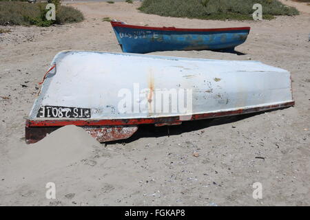 Fischen und Hummer Boote, Paternoster, Western Cape, Südafrika Stockfoto