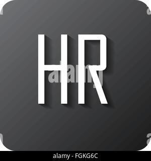 Human Resources unterzeichnen Symbol. HR-Symbol. Belegschaft der Unternehmensorganisation. Stock Vektor