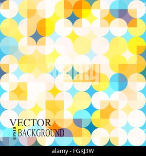 bunte nahtlose geometrische Muster 10 Eps-Vektor-illustration Stock Vektor