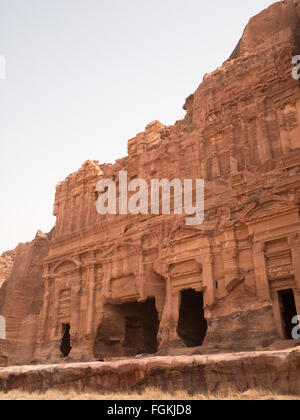 Palast-Grab, Petra Stockfoto