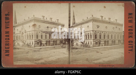 Hochschule für Gestaltung, aus Robert N. Dennis Sammlung von stereoskopischen Ansichten 8 Stockfoto