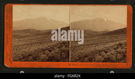 Mt. Shasta, Ansicht von Shasta Valley, Siskiyou Co., Cal, durch Taber, I. W. (Jesaja West), 1830-1912 Stockfoto