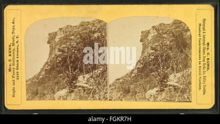 Alter Mann des Berges, in der Nähe von Ansicht, Franconia Notch, N.H, von Frau C. Stockfoto