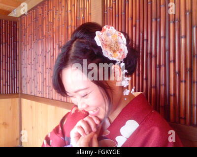 Eine schöne Japanerin Stockfoto