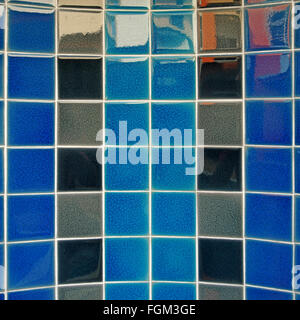 Buntes Mosaik-Fliesen-Wand-Dekoration Stockfoto