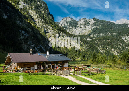 Saletalm, Königssee, Berchtesgaden-Nationalpark, Berchtesgadener Land, obere Bayern, Bayern, Deutschland Stockfoto