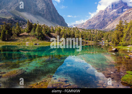 Berg-See Ansicht horizontal Stockfoto