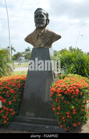 Statue von Franklin Delano Roosevelt in Mittelamerika von Panama-Stadt Stockfoto