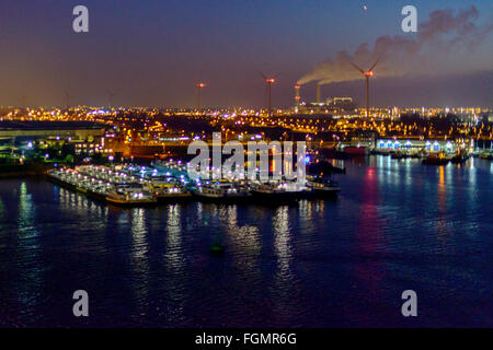 Hafen von Amsterdam Stockfoto