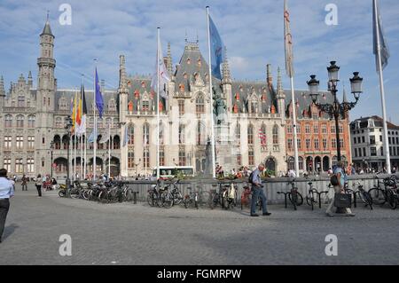 Die provinciaal Hof, Brügge, Belgien Stockfoto