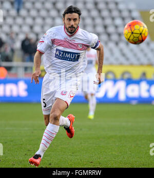 Turin, Italien. 21. Februar 2016. Cristian Zaccardo in Aktion während der Serie A Fußballspiel zwischen Turin und Carpi FC. Das Endergebnis des Spiels ist 0-0 © Nicolò Campo/Pacific Press/Alamy Live News Stockfoto