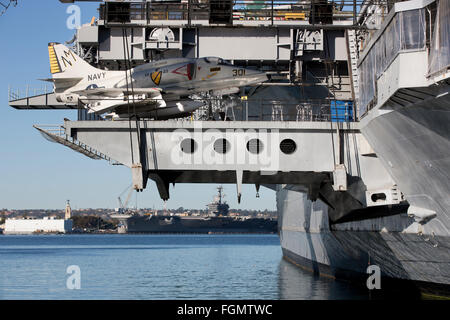 USS Midway Museum, San Diego, Kalifornien, USA Stockfoto