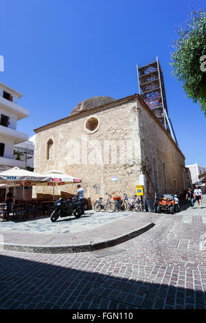 Das Nerantze oder Gazi Hussein Moschee in Rethymnon. Stockfoto