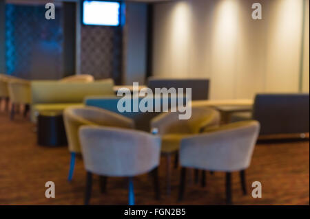 Abstrakte Hotel lobby der Hintergrund jedoch unscharf Stockfoto