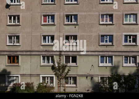 Wohnblocks Warschau, Polen Stockfoto