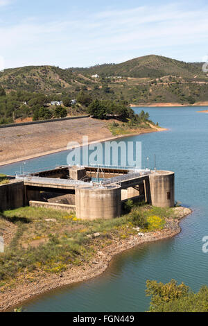 Barragem de tun Arade, Arade dam, Algarve, Portugal Stockfoto