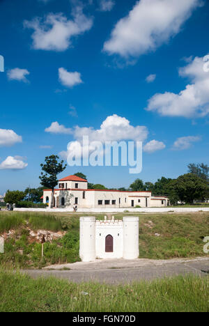 Casablanca Havanna Kuba - das Haus nach der Revolution, in dem Ernesto Che Guevara lebte und Castro's Berater über die Zukunft Kubas war. Stockfoto