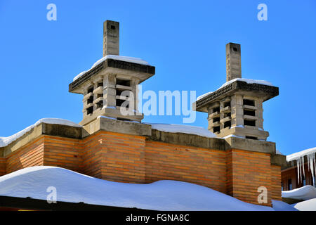 Frank Lloyd Wrights Darwin Martin Heim in Buffalo, New York Stockfoto