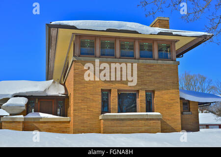 Frank Lloyd Wrights Darwin Martin Heim in Buffalo, New York Stockfoto