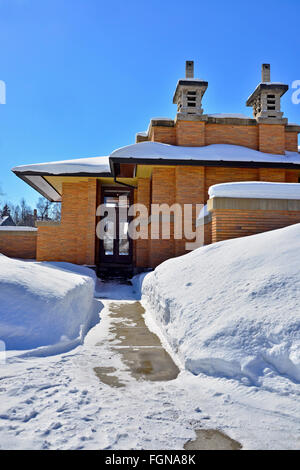 Frank Lloyd Wrights Darwin Martin Heim in Buffalo, New York Stockfoto