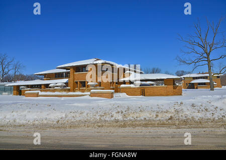 Frank Lloyd Wrights Darwin Martin Heim in Buffalo, New York Stockfoto