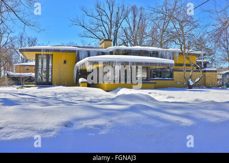 Frank Lloyd Wrights Davidson nach Hause in Buffalo NY Stockfoto