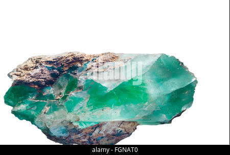 Smaragd Kristall Stockfoto