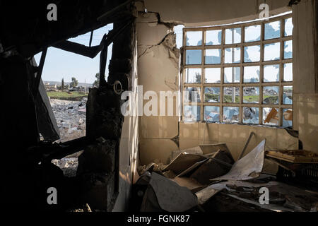 Barzanke in Irakisch-Kurdistan - 02.11.2016 - Irak / Irakisch-Kurdistan / Barzanke - Barzanke sieht eher aus wie eine archäologische s Stockfoto