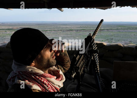 Barzanke in Irakisch-Kurdistan - 02.11.2016 - Irak / Irakisch-Kurdistan / Barzanke - Barzanke sieht eher aus wie eine archäologische s Stockfoto