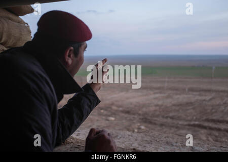 Barzanke in Irakisch-Kurdistan - 02.11.2016 - Irak / Irakisch-Kurdistan / Barzanke - Barzanke sieht eher aus wie eine archäologische s Stockfoto