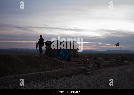 Barzanke in Irakisch-Kurdistan - 02.11.2016 - Irak / Irakisch-Kurdistan / Barzanke - Barzanke sieht eher aus wie eine archäologische s Stockfoto