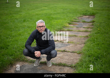 Jonathan Edwards, ehemaliger Leichtathlet, in Newcastle, England, an Mittwoch, 9. September 2015. Stockfoto