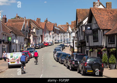 High Street, Lavenham, Suffolk Stockfoto