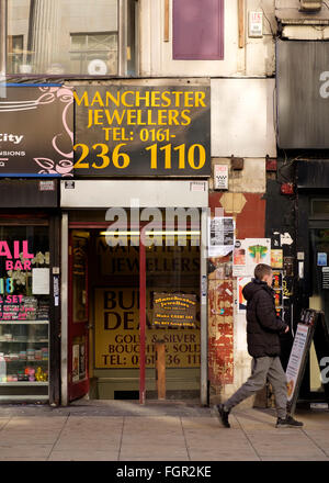 Manchester, UK 18. Februar 2016: Keller Schmuckgeschäft in der nördlichen Viertel von Manchester Stockfoto