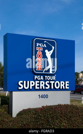 PGA Tour Superstore Zeichen Myrtle Beach South Carolina USA Stockfoto