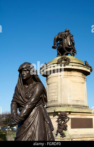 Lady Macbeth Statue, Gower Memorial, London, UK Stockfoto