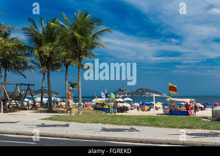 Strand, Rio De Janeiro, Brasilien Stockfoto