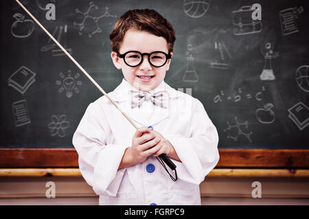 Zusammengesetztes Bild der Schule doodles Stockfoto