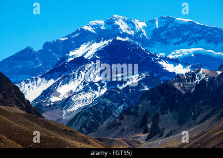Aconcagua, Provinz Mendoza, Argentinien Stockfoto