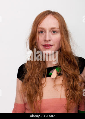 Deutsche TV-Sender Bayerischer Rundfunk präsentiert BR-Filmbrunch 2016 im Literaturhaus mit: Brigitte Hobmeier Where: München, Deutschland: 15. Januar 2016 Stockfoto